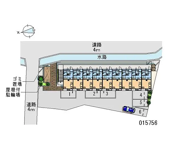 ★手数料０円★富士見市関沢３丁目 月極駐車場